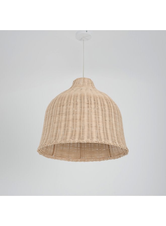 تبس هوم لمب نجفة TBS باللون بيج مصنوعة من بامبو لإضاءة المنزل والديكور - Image 3